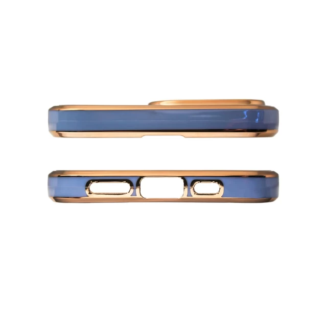 Чехол HRT Lighting Color Case для Samsung Galaxy A12 5G Blue Gold (9145576252956)