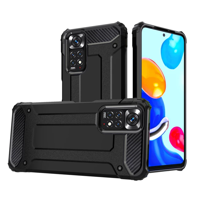 Чохол HRT Hybrid Armor для Xiaomi Redmi Note 11 | 11S Black (9145576256596)