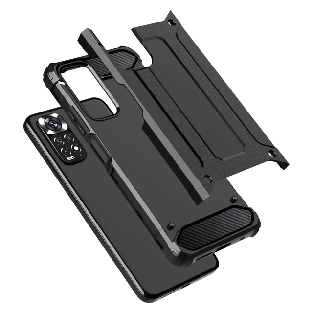 Чохол HRT Hybrid Armor для Xiaomi Redmi Note 11 | 11S Black (9145576256596)