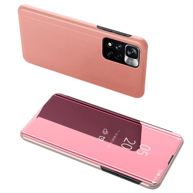 Чехол-книжка HRT Clear View Case для Xiaomi Redmi Note 11 Pro 5G/4G | 11 Pro Plus 5G Pink (9145576257364)