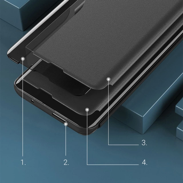 Чохол-книжка HRT Eco Leather View Case для Xiaomi Redmi Note 11 | 11S Black (9145576257517)
