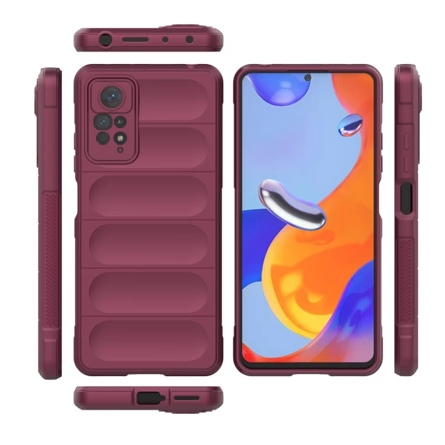 Чехол HRT Magic Shield Case для Xiaomi Redmi Note 11 Pro Burgundy (9145576258965)