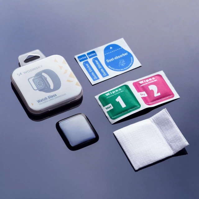 Защитное стекло Wozinsky Hybrid Glass для Apple Watch 4 | 5 | 6 | SE 40 mm Black (9145576261637)