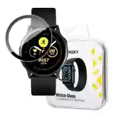 Защитное стекло Wozinsky Hybrid Glass для Samsung Galaxy Watch Active Black (9145576261682)