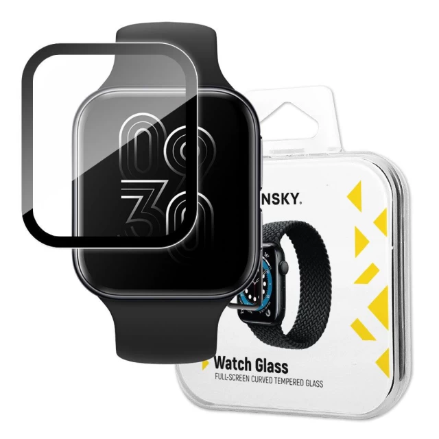 Захисне скло Wozinsky Hybrid Glass для Oppo Watch 41 mm Black (9145576261804)