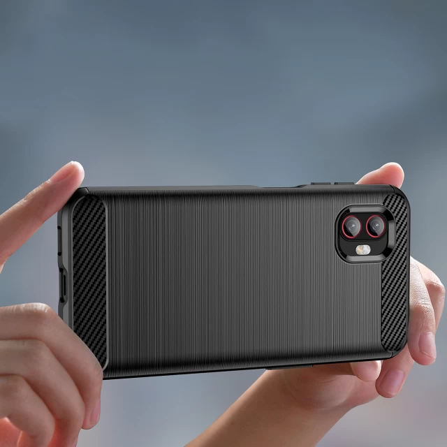 Чехол HRT Carbon Case для Samsung Galaxy XCover 6 Pro Black (9145576264379)
