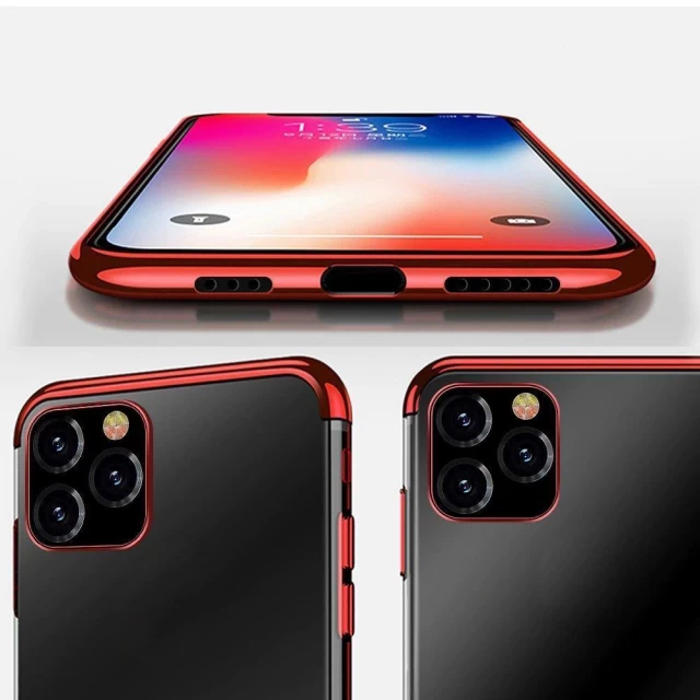 Чохол HRT Clear Color Case для Samsung Galaxy S22 Ultra Transparent Red (9145576264454)