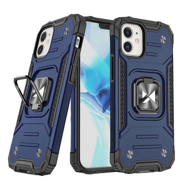 Чохол Wozinsky Ring Armor для iPhone 14 Blue (9145576265468)