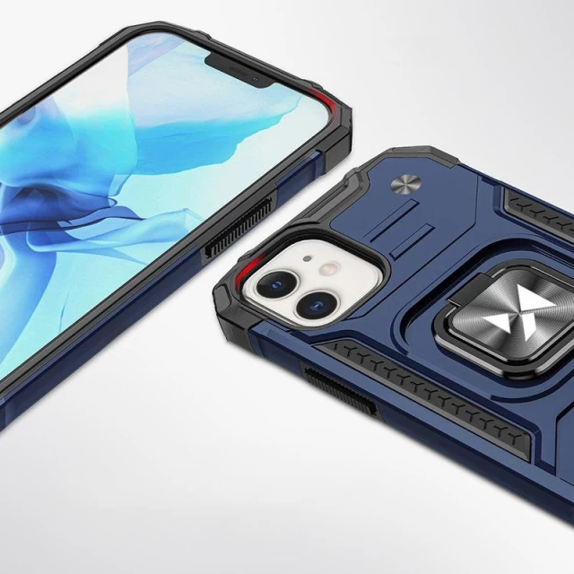 Чехол Wozinsky Ring Armor для iPhone 14 Blue (9145576265468)