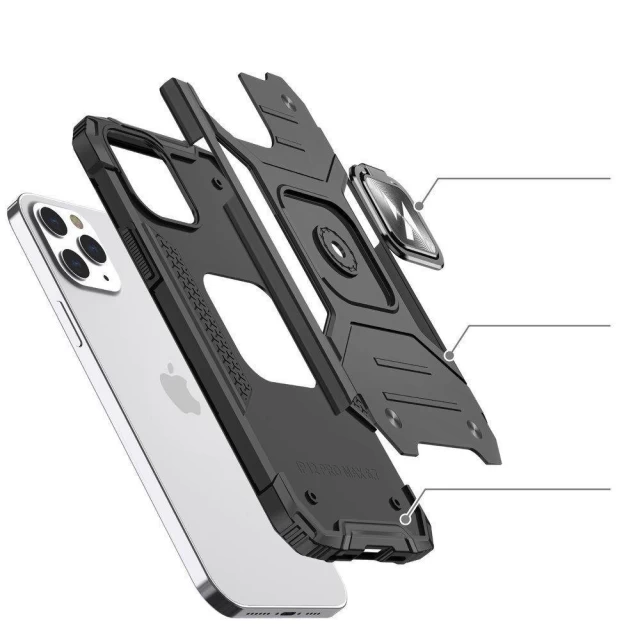 Чохол Wozinsky Ring Armor для iPhone 14 Pro Max Blue (9145576265604)
