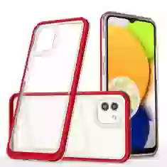 Чохол HRT Clear 3in1 Case для Samsung Galaxy A03 Red (9145576265956)