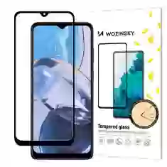 Защитное стекло Wozinsky Tempered Glass для Motorola Moto E22i/E22 Black (case friendly) (9145576266595)