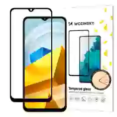 Захисне скло Wozinsky Tempered Glass для Xiaomi Poco M5 Black (case friendly) (9145576266649)
