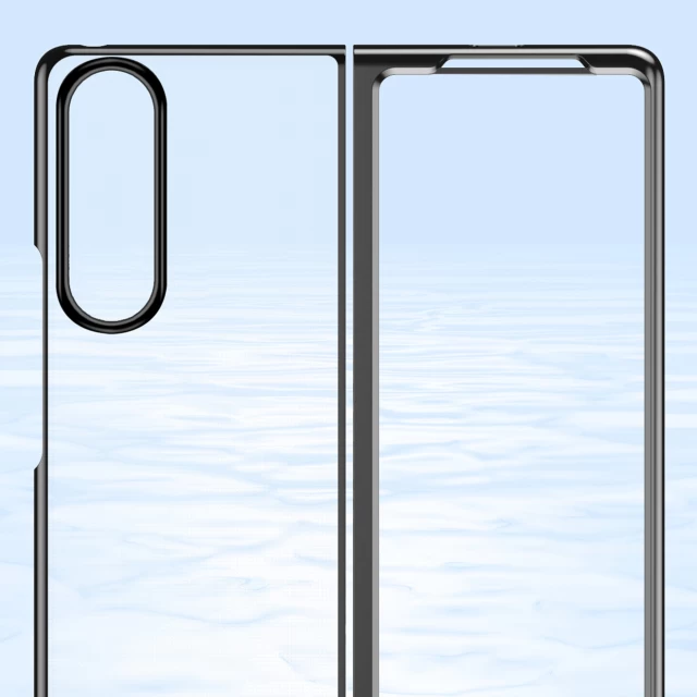 Чехол HRT Plating Case для Samsung Galaxy Fold4 (F936) Black (9145576266960)