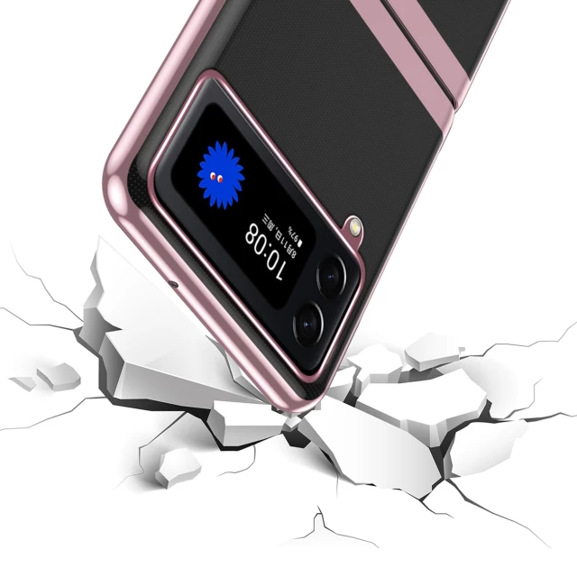 Чохол HRT Plating Case для Samsung Galaxy Flip4 (F721) Blue (9145576266984)