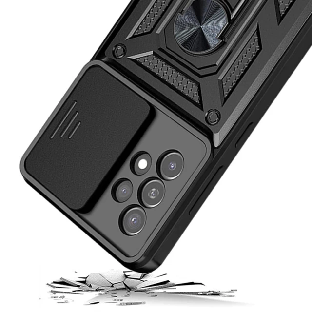 Чехол HRT Hybrid Armor Camshield для Samsung Galaxy A33 5G Black (9145576268094)