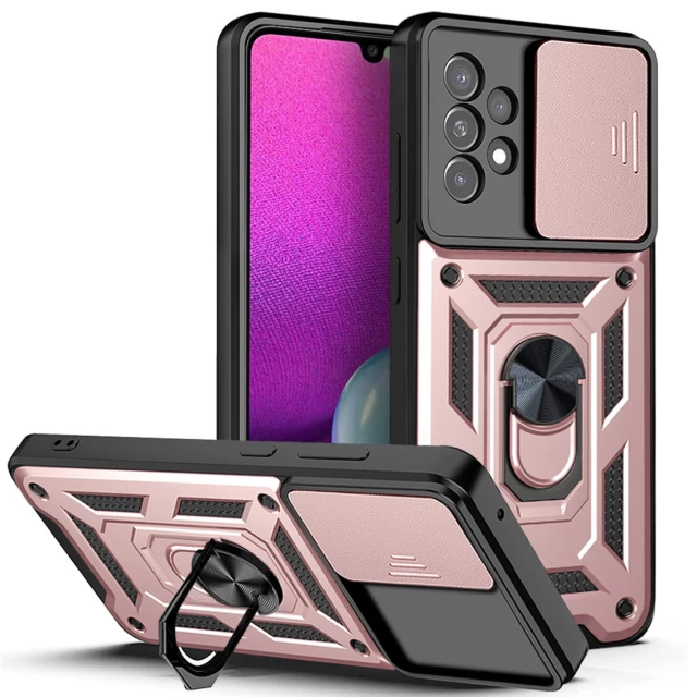 Чохол HRT Hybrid Armor Camshield для Samsung Galaxy A53 5G Pink (9145576268148)