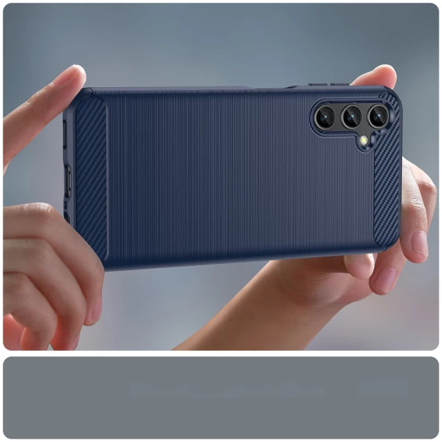Чохол HRT Carbon Case для Samsung Galaxy A14 5G Blue (9145576268506)