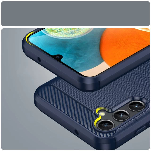 Чохол HRT Carbon Case для Samsung Galaxy A14 5G Blue (9145576268506)