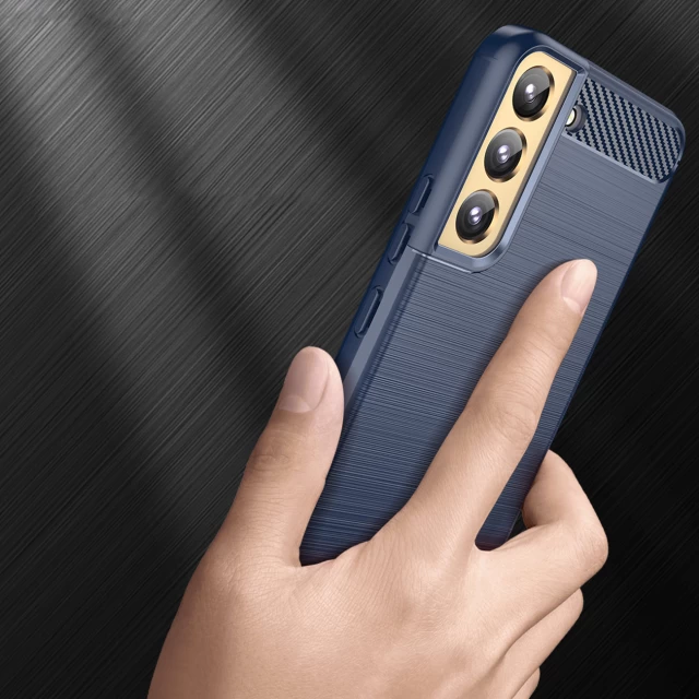 Чехол HRT Carbon Case для Samsung Galaxy S23 Blue (9145576268568)