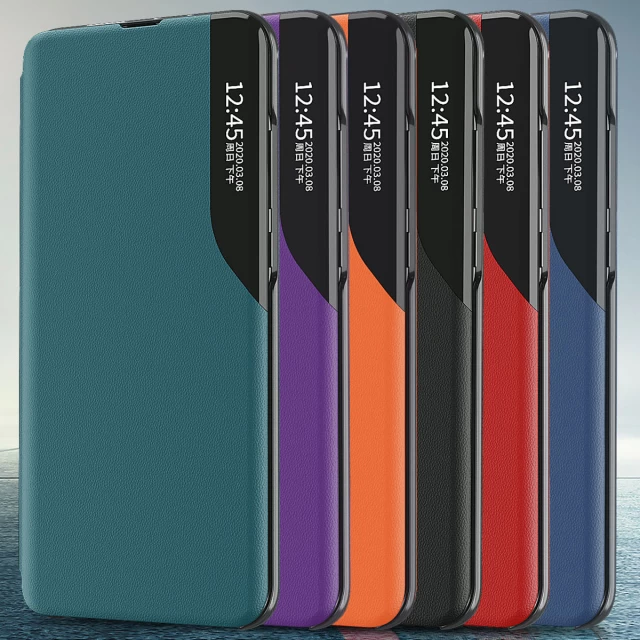 Чехол-книжка HRT Eco Leather View Case для Samsung Galaxy S23 Ultra Blue (9145576269954)