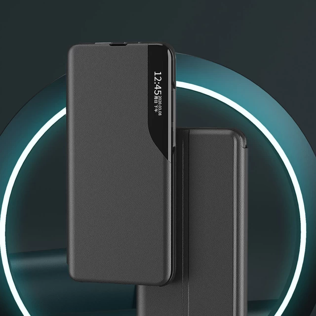 Чехол-книжка HRT Eco Leather View Case для Samsung Galaxy S23 Ultra Black (9145576269961)