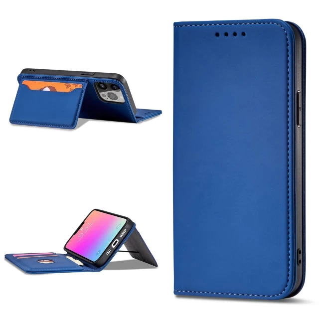 Чохол-книжка HRT Magnet Card Case для Samsung Galaxy S23 Ultra Blue (9145576271124)