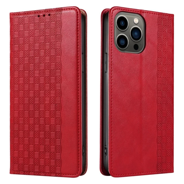 Чехол-книжка HRT Magnet Strap Case для Samsung Galaxy S23 Red (9145576271254)
