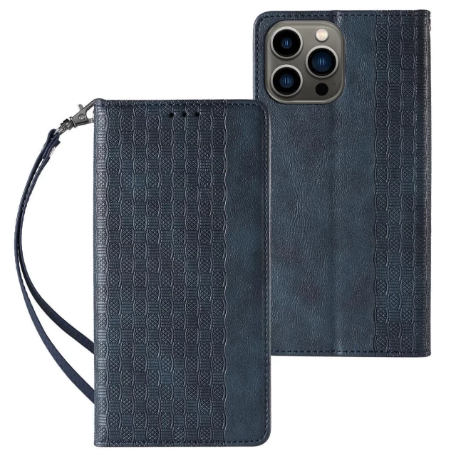 Чехол-книжка HRT Magnet Strap Case для Samsung Galaxy S23 Plus Blue (9145576271285)