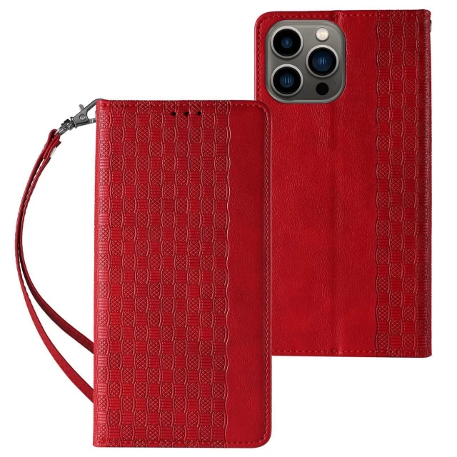 Чохол-книжка HRT Magnet Strap Case для Samsung Galaxy S23 Plus Red (9145576271292)