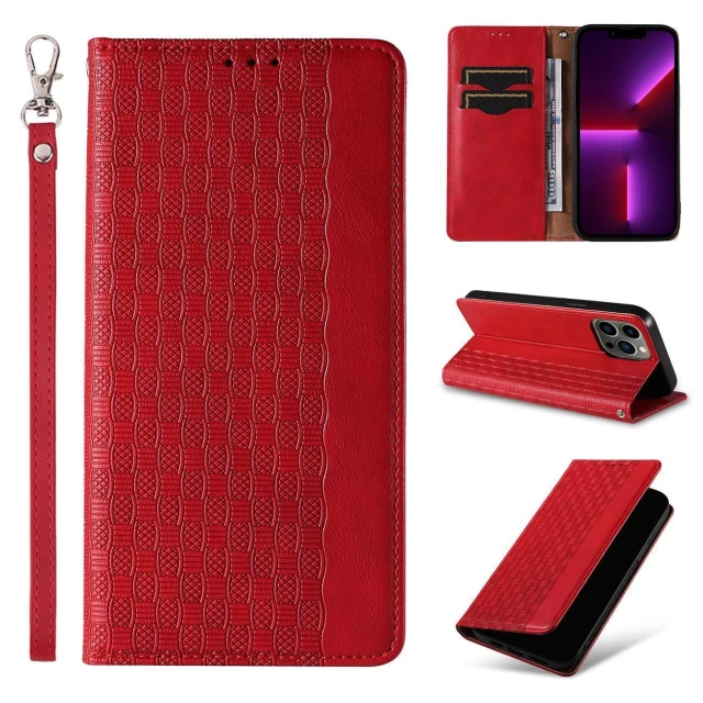 Чохол-книжка HRT Magnet Strap Case для Samsung Galaxy S23 Plus Red (9145576271292)