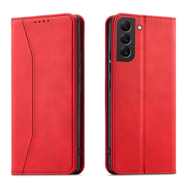 Чехол-книжка HRT Magnet Fancy Case для Samsung Galaxy S23 Red (9145576271452)