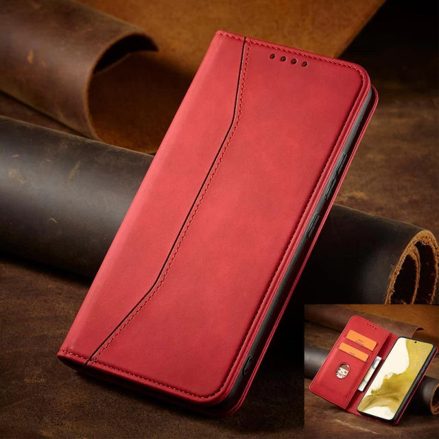 Чехол-книжка HRT Magnet Fancy Case для Samsung Galaxy S23 Red (9145576271452)