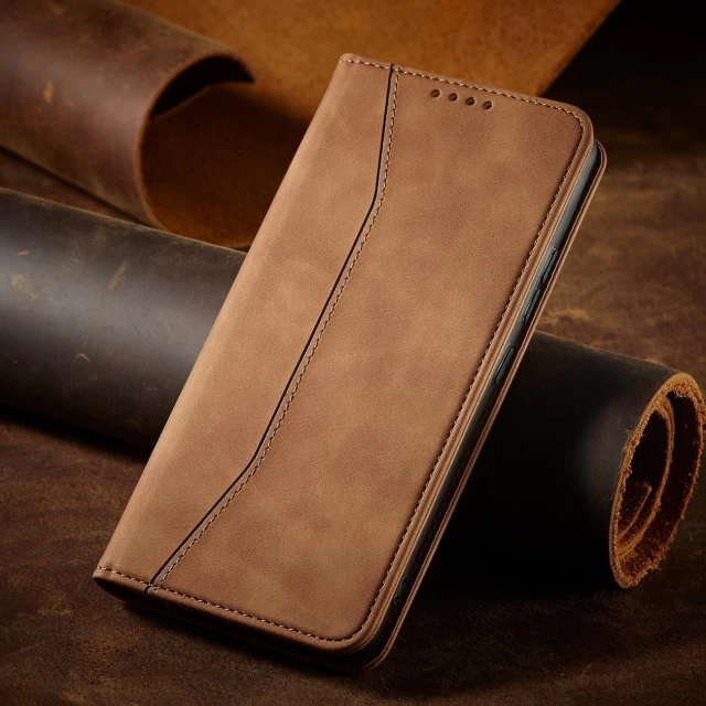 Чохол-книжка HRT Magnet Fancy Case для Samsung Galaxy S23 Brown (9145576271469)
