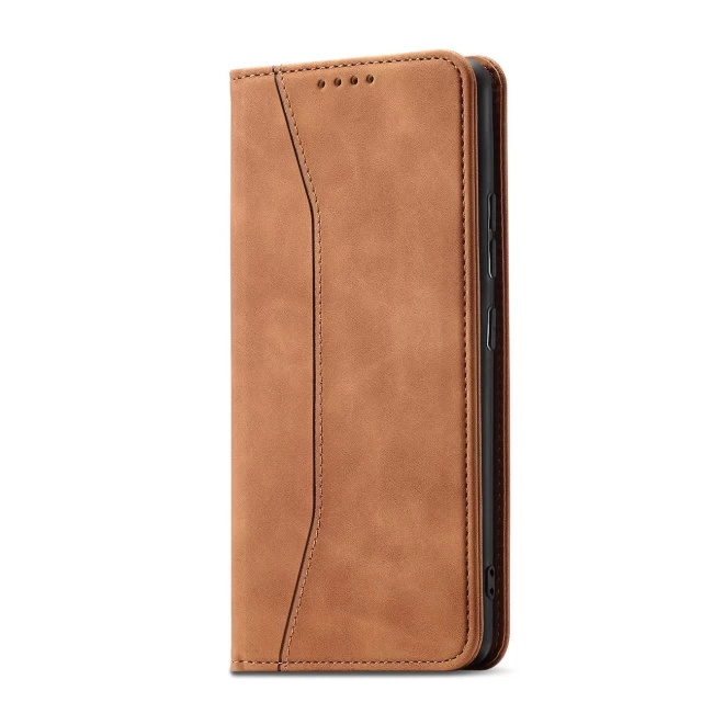 Чохол-книжка HRT Magnet Fancy Case для Samsung Galaxy S23 Ultra Brown (9145576271544)