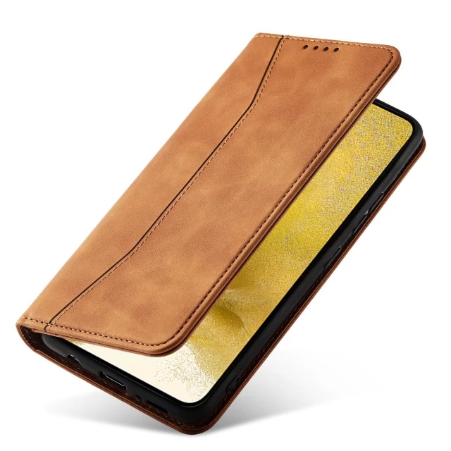 Чохол-книжка HRT Magnet Fancy Case для Samsung Galaxy S23 Ultra Brown (9145576271544)