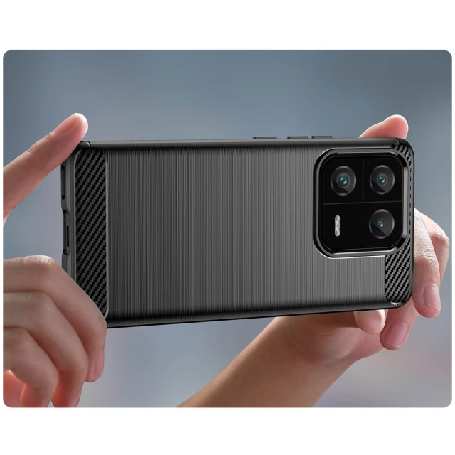 Чохол HRT Carbon Case для Xiaomi 13 Pro Black (9145576271797)