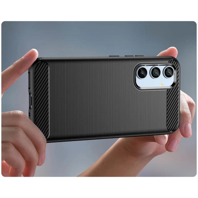 Чехол HRT Carbon Case для Samsung Galaxy A54 5G Black (9145576271827)