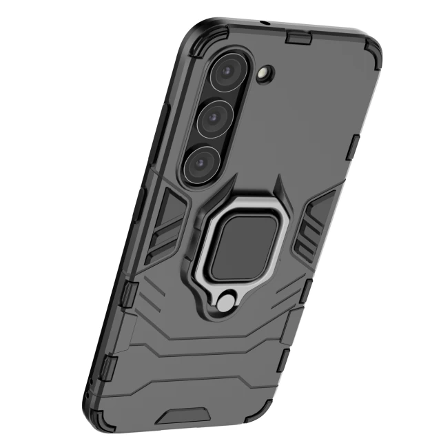 Чохол HRT Ring Armor для Samsung Galaxy S23 Black (9145576272206)