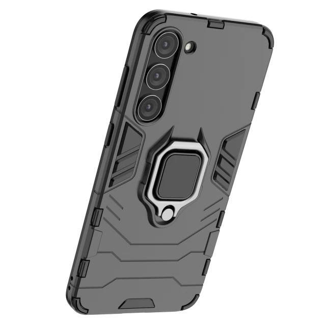 Чохол HRT Ring Armor для Samsung Galaxy S23 Plus Black (9145576272213)