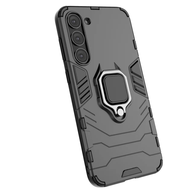 Чехол HRT Ring Armor для Samsung Galaxy S23 Plus Black (9145576272213)