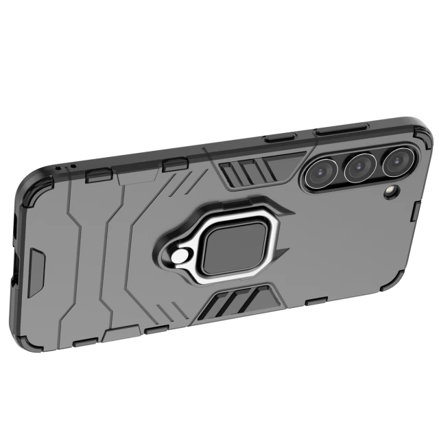 Чохол HRT Ring Armor для Samsung Galaxy S23 Plus Black (9145576272213)