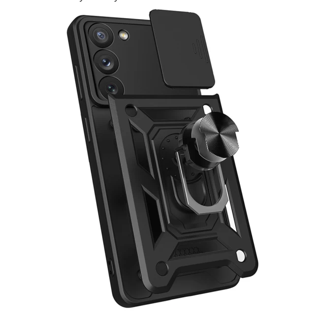 Чохол HRT Hybrid Armor Camshield для Samsung Galaxy A54 5G Black (9145576272893)