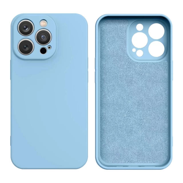 Чохол HRT Silicone Case для Samsung Galaxy A14 5G/4G Light Blue (9145576273104)