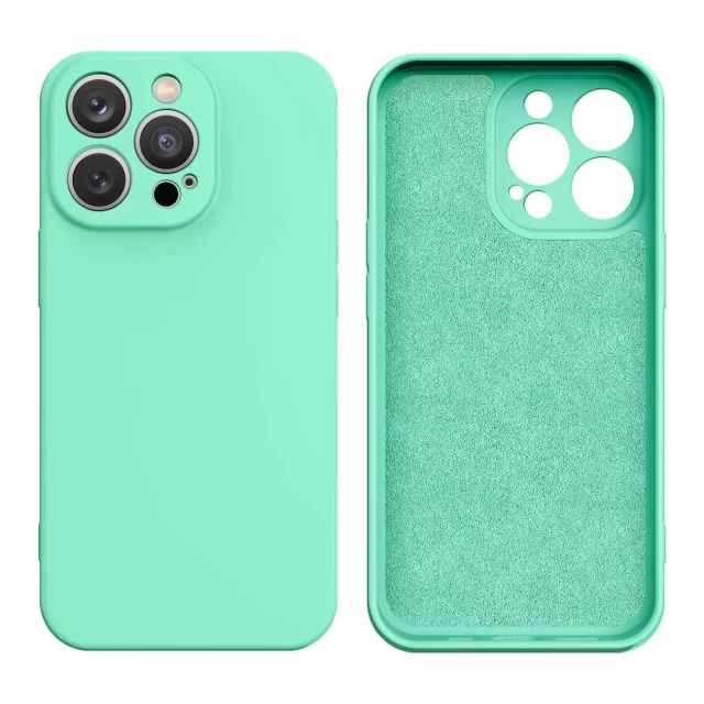 Чохол HRT Silicone Case для Samsung Galaxy A14 5G/4G Mint Green (9145576273111)