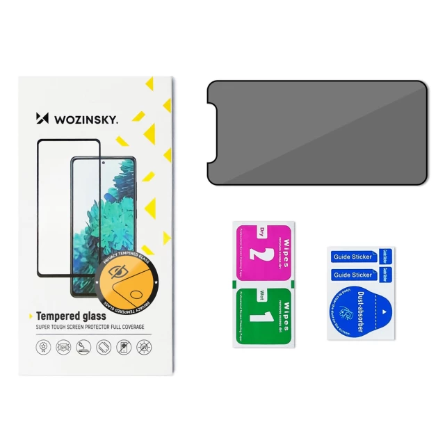 Захисне скло Wozinsky Anti-Spy для Samsung Galaxy S23 Plus Black (9145576273593)