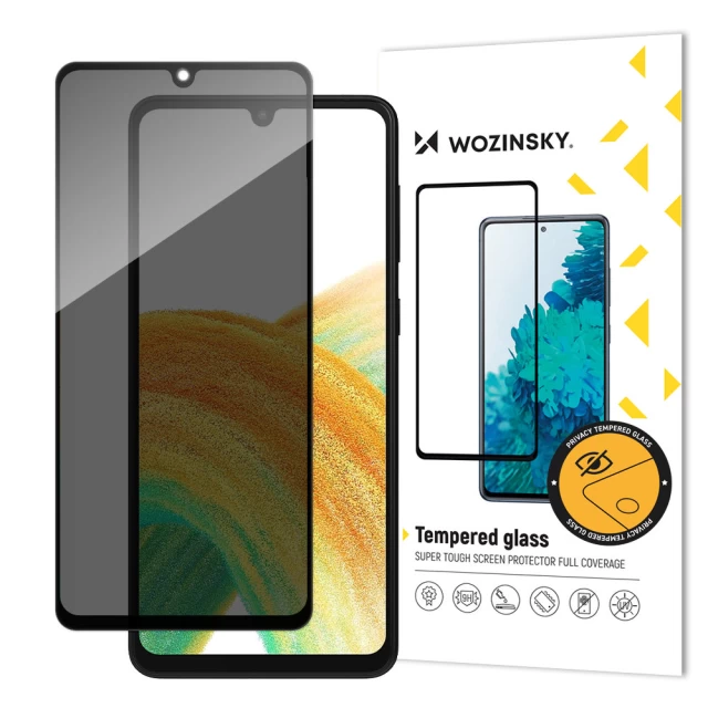 Захисне скло Wozinsky Anti-Spy для Samsung Galaxy A33 5G Black (9145576273678)