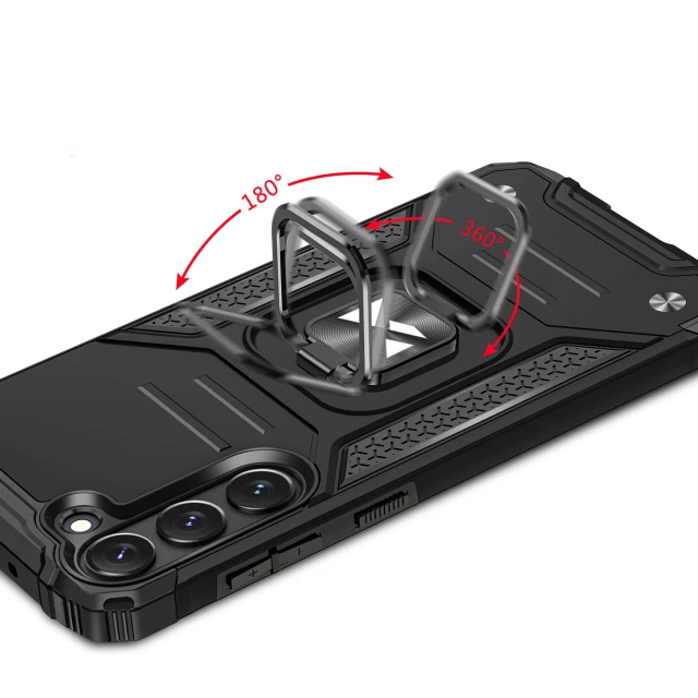 Чехол Wozinsky Ring Armor для Samsung Galaxy S23 Black (9145576274064)