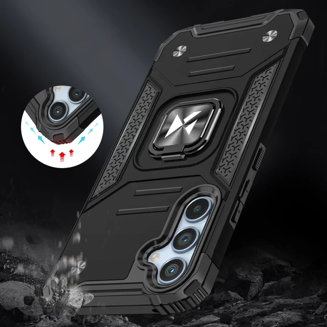 Чехол Wozinsky Ring Armor для Samsung Galaxy A34 5G Black (9145576274101)