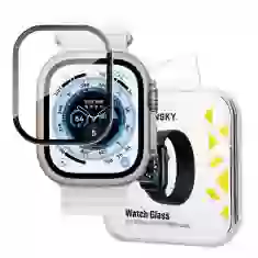 Защитное стекло Wozinsky Tempered Glass 9H Full Glue для Apple Watch Ultra 49 mm Black (9145576274569)